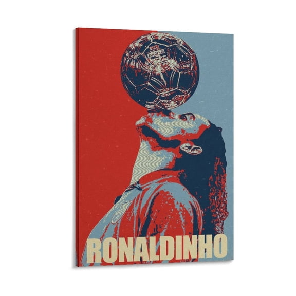 Ronaldinho Gaucho Poster Poster Decorative Painting Canvas Wall Art Living Room Posters Bedroom Painting 16x24inch(40x60cm)