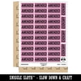 thumbnail image 2 of Amended Double Lines Sticker Set - Light Pink - Gloss Finish - 1.5" Small, 2 of 7