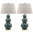 thumbnail image 2 of Trellis Gourd Table Lamp in Marine Blue - Set of 2, 2 of 2