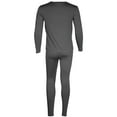 thumbnail image 2 of Ventana Men’s Fleece Thermal Underwear Set Ultra Soft Long Johns Base Layer 2pc Top Pants, 2 of 7