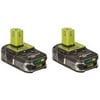 UPC 033287155750 product image for RYOBI ONE+ 18-VOLT LITHIUM+ COMPACT BATTERY, 2 PER PACK | upcitemdb.com