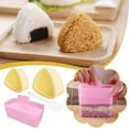 thumbnail image 5 of Sushi Mold, Triangle Sushi Maker Press (Large & Small), Non Stick Sushi Rice Making Kit, for Japanese Boxed Meal Children Bento, 5 of 9