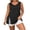 Black, variant on Plus Size Tank Tops for Women Long Flowy Sleeveless Tunic Top Loose fit Basic Shirts V-Neck Casual Comfort​