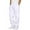 08# White, variant on Baggy Sweatpants Men Athletic Workout Cargo Pants Casual Wide Leg Open Bottom Straight Leg Joggers with Pockets,Army Green M