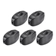 thumbnail image 1 of Unique Bargains Cord Switch On-Off-On Control SPDT Feed-Through Rocker Switch for Bedroom Table Lamp Desk Light, Black 5 pcs, 1 of 4