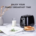 thumbnail image 2 of Tostadora Roter Mond de 2 rebanadas, acero inoxidable, 120 V, negra, 2 of 7