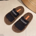 thumbnail image 4 of Wensltd Women Fall Winter Slippers Open Toe Fleece-Lined Fashion Casual Comfort Slippers Lightweight, 4 of 7