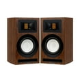 thumbnail image 1 of Fluance Ri71 Haut-Parleurs d'Étagère Stéréo de Référence Alimentés avec Tweeters AMT Haute Performance, Haut-Parleurs de 5 Pouces, Amplificateur 120W pour Musique, Plateau Tournant, Télé, PC - HDMI, Bluetooth, RCA et Sortie de Caisson de Basses (Noyer), 1 of 8