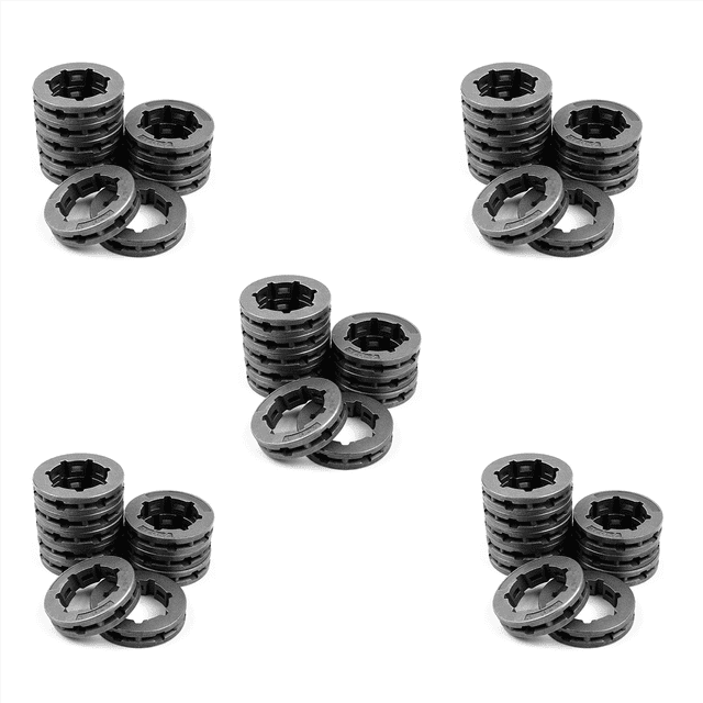 50Pcs 3/8 Inch 7T 22mm Chain Drive Rim Sprocket for 266 268 272 280 285 288 355 362 372XP 380 385XP Chainsaw,50 x Rim Sprockets