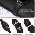 thumbnail image 3 of ABDFHE-ANBEER Braided Nylon Solo Loop Watch Band,Stretchy Quick Release Replacement Watch Strap with Adjustable Buckle,Multiple Colors and Size for Choose, 3 of 4