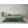 thumbnail image 3 of Ahgly Company Indoor Round Persian Emerald Green Traditional Area Rugs, 5' Round, 3 of 4