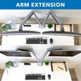 thumbnail image 2 of Mount-It! Dual Monitor Desk Mount | Fits 17-32 Inch Screens, 2 of 9