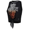 thumbnail image 2 of Women's The Wild Collective Black San Francisco Giants Twisted Tie Front Tank Top, 2 of 3