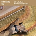 thumbnail image 6 of Homespice Kingston Jute Braided Area Rug, 8' x 10' Oval Multi Color, Reversible, Natural Jute Yarn Rustic, Country, Primitive, Farmhouse Style, 6 of 9