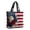 B, variant on Sktrjpolfis 4th of July Quilted Tote Bag, Patriotic Cotton-Feel Polyester Handbag, 15"x14" Large Capacity, Multiple Designs, for Independence Day Daily Travel Use