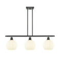 thumbnail image 5 of Innovations Lighting - White Venetian - 3 Light Stem Hung Island In Modern, 5 of 7
