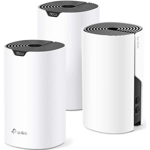 Restored TP-Link Deco Whole Home Mesh Router WiFi System (Deco M4 3-Pack) (Refurbished)