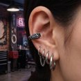 thumbnail image 4 of unbranded 2Ud Pendientes De Cruz Ataúd Gótico Unisex Para Uso Diario Sin Perforación Con Acabado Espejo De Metal, 4 of 8