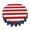 #2, variant on Independence Day 4th of July USA Round Tablecloth 60 Inch Patriotic Star Round Tablecover Memorial Day 250th Anniversary Waterproof Table Cloth for Kitchen/Home Decoration