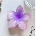 thumbnail image 1 of Pinza de pelo acrílica con forma de flor de huevo degradado para mujer, pasadores de pinza de cangrejo, accesorios para la cabeza hawaiana, 1 of 5