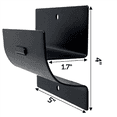 thumbnail image 4 of 2024 TOP! Heavy-Duty Ladder Hanger-Wall Mount Hooks for Storage-Wheelbarrow Hangers Garage Wall-2 Pack, 4 of 4
