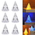 thumbnail image 1 of Lámpara de árbol de Navidad de 6 piezas que cambia de color, lámpara de árbol de Navidad decorativa, luz de noche para iluminación del hogar, luces de árbol de Navidad de plástico, luces de Navidad, 1 of 5
