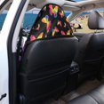 thumbnail image 5 of POLERO Car Seat Towel Cover Sweatproof Warp Kitted Terry Cloth, Compatible with Automotive Seat Covers & Liner, for Cars Trucks SUVs, Rainbow Butterfly Pattern, 5 of 7