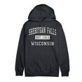thumbnail image 1 of Sheboygan Falls Wisconsin Classic Established Premium Cotton Hoodie, 1 of 1
