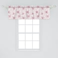 thumbnail image 2 of Ambesonne Botanical Window Valance, Monotone Blossom, 54" X 18", Dried Rose White, 2 of 3