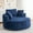 Blue, variant on Round Accent Chair, 360 Swivel Chenille Barrel Chair, Fluffy Modern Sleeper for Living Room, Bedroom, Reading Room and Lounge (Blue)