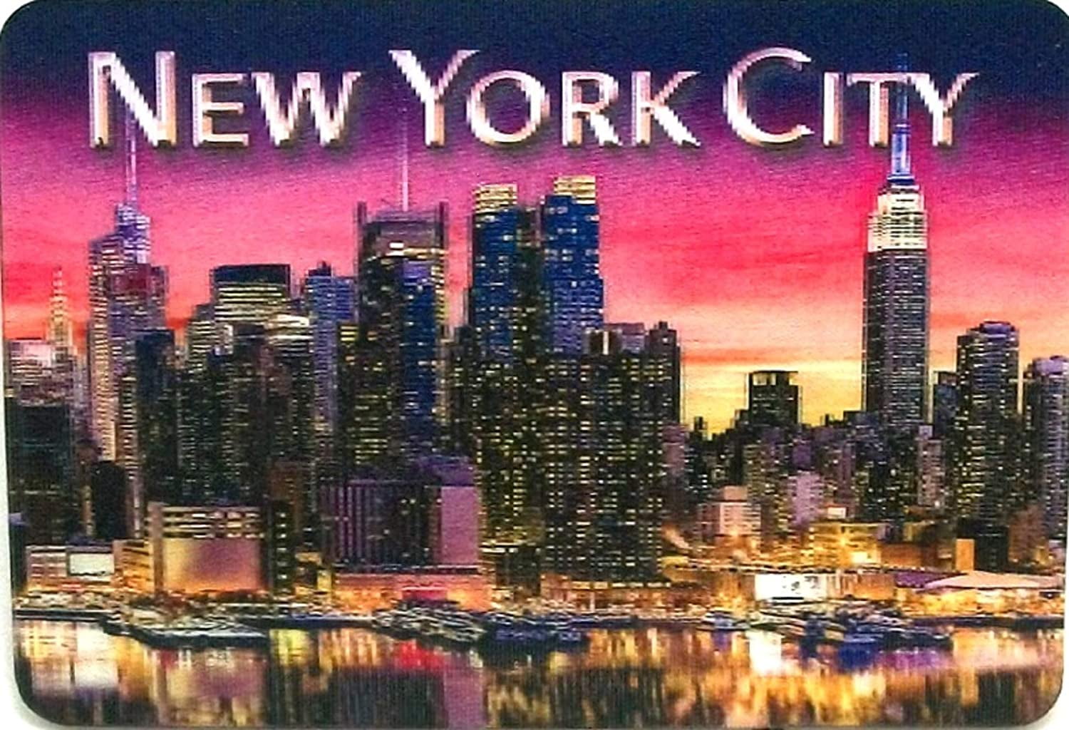 New York City Wall Street Empire State Metall Magnet Souvenir USA 52630 