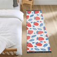 thumbnail image 3 of Yayeee Runner Rug for Bedroom 2'x6' Machine Washable Hallway Non Slip Mat, Playful Strawberries, 3 of 8