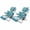 2-pack, variant on Studyset 3-in-1 Backpack Beach Chair for Adults, Outdoor Camping Chair Lay Flat Folding Backpack Beach Reclining Chair, 5 Reclining Positions, Storage Pocket, Cup Holder & Towel Bar