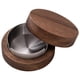 thumbnail image 1 of Decorativo , Fácil de Limpiar, Impermeable, Decoración para hogar, a Prueba con Tapa, para Cafeterías, Fie plata SOLEDAD lindos ceniceros, 1 of 7