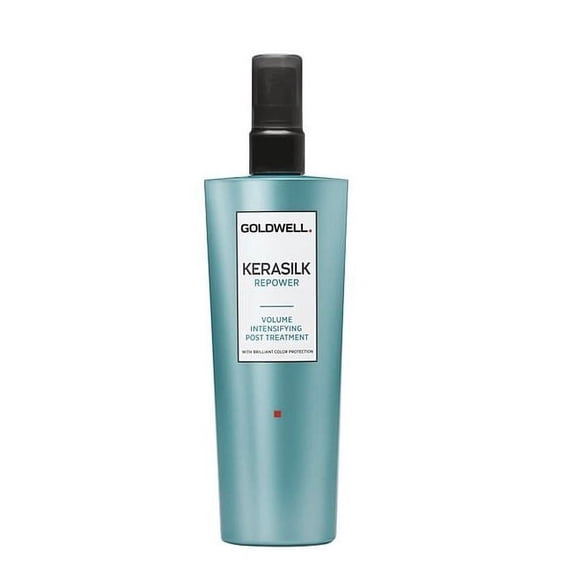 4.2 oz , Goldwell Kerasilk Repower Volume Intensifying Post Treatment hair beauty, Pack of 1 w/ Sleekshop Pink Comb