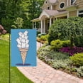 thumbnail image 2 of Yayeee Garden Flag 12" x 18" Double Sided Outdoor Yard Lawn Holiday Decorations, Ice Cream Cat, 2 of 6