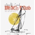thumbnail image 5 of Amalfi Coast Beach Club  Women's White Crew Neck Short Sleeve Crop Tee-XS, 5 of 6