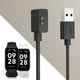 thumbnail image 5 of Cable de carga jixopn de 60/100 cm para reloj inteligente, accesorio USB magnético para pulsera inteligente Redmi Band 2, 5 of 8