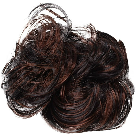 Women Hair Wave Scrunchie Bun Extensions Curly Ponytail Hairpiece