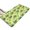 Rooster and Sunflower Green Pattern, variant on Rooster and Sunflower Green Pattern Flannel Non Slip Washable Indoor Door Mat, Decorative Dirt-Resistant and Absorbent Rug for Entrance, Bedroom, Kitchen, Bathroom, 23.5"x16"