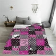 thumbnail image 4 of Hello Kitty Fleece Blanket Super Soft Cozy Throw Blanket 40"X30", Lightweight Fuzzy Comfy Flannel Blanket Warm Plush Throw Blankets For Couch, Sofa, Bed, 4 of 7