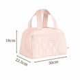 thumbnail image 6 of PRIYAL Insulated Lunch Bag for Women, Portable Lightweight Lunch Box for Adults, Reusable Small Lunch Tote Cooler Bags with Front Zipper Pocket for Work Picnic, 6 of 9