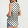 thumbnail image 4 of HOZADOIE Womens Tank Tops Colorful Print Sleeveless Color Block Crew Neck Loose Spring Summer Fashionable Versatile Daily Casual Comfortable Beach Resort Vacation Pullover Tunic Tops Blouse, 4 of 6