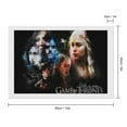 thumbnail image 2 of Game of Thrones Diamond Art Kits for Adults Diamond Art Gem Art Painting Full Drill Round Art Gem Painting Kit for Home Wall Decor, 2 of 6