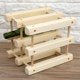 thumbnail image 3 of Estante de madera maciza para vino, soporte para botellas, decoración de Bar para el hogar, accesorios DIY, 3 of 7