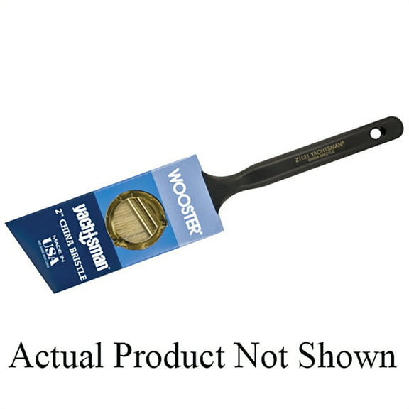 Wooster, YACHTSMAN, Paint Brush, Angle Sash Brush Style, 1-1/2 in Brush Width