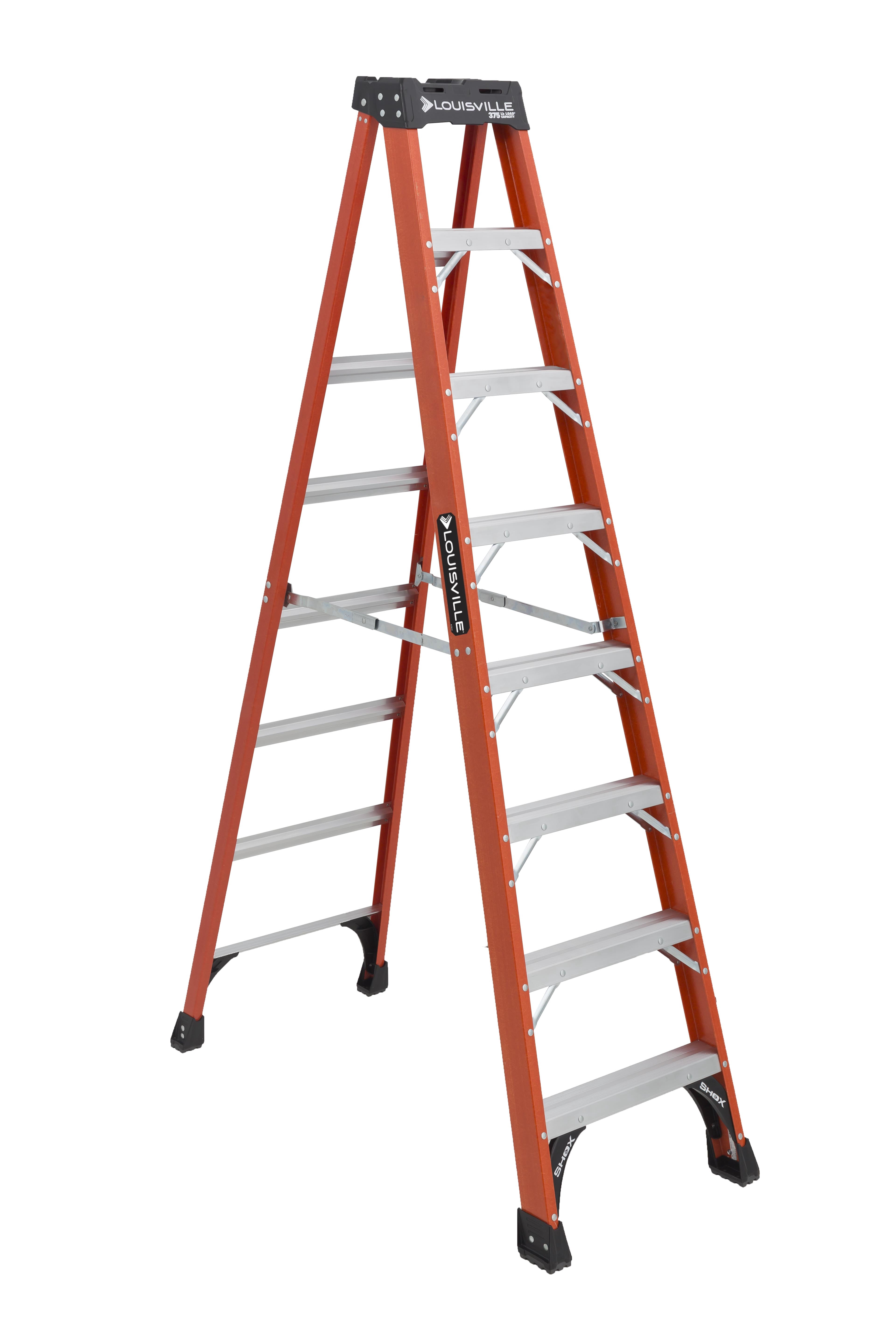 Louisville Ladder 6-Foot Fiberglass Step Ladder, 375-Pound Load