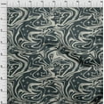 thumbnail image 4 of oneOone Polyester Spandex Teal Blue Fabric Abstracts Craft Projects Decor Fabric Printed By The Yard 56 Inch Wide, 4 of 4