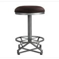 thumbnail image 2 of Danolapsi Counter Height Stool,Backless Sturdy Chairs Armless Bar Chair With Metal Frame,Round Soft Fabric Cushion For Kitchen Pub Home Cafe，Rustic Brown & Black, 2 of 2