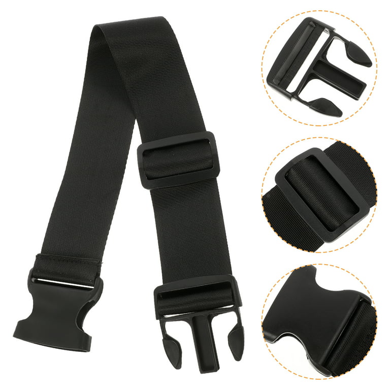 Black Fanny Pack Extender Strap up to 25 Inches Works Only With